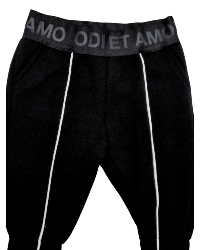 Leggings ODIETAMO Bimba Nero - Autunno/Inverno