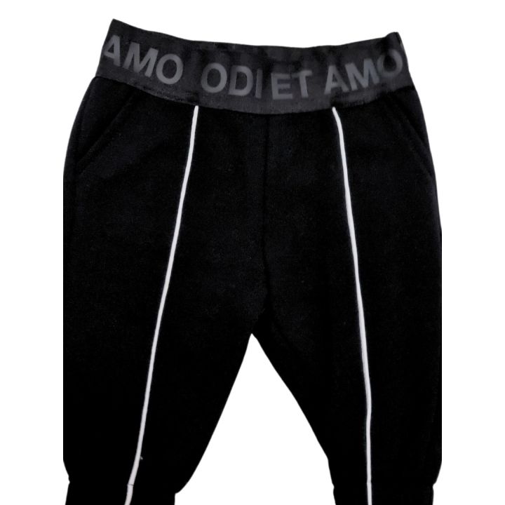 Leggings ODIETAMO Bimba Nero - Autunno/Inverno