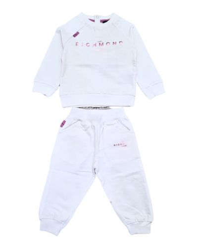 Tuta John Richmond Neonata Bianco