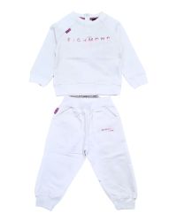 Tuta John Richmond Neonata Bianco