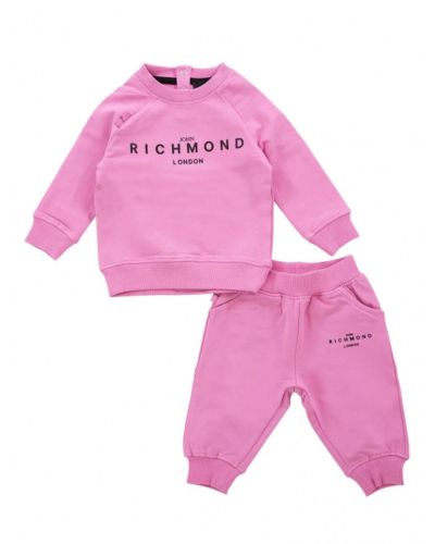 Tuta John Richmond Neonata Rosa