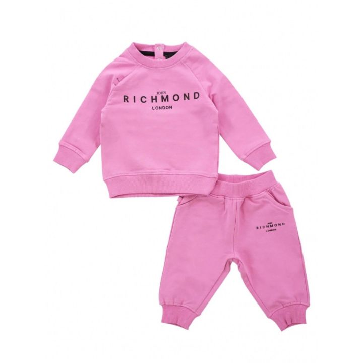 Tuta John Richmond Neonata Rosa
