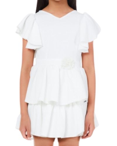 Abito Liu Jo Bambine e ragazze Bianco