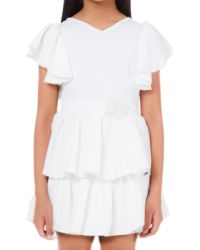 Abito Liu Jo Bambine e ragazze Bianco