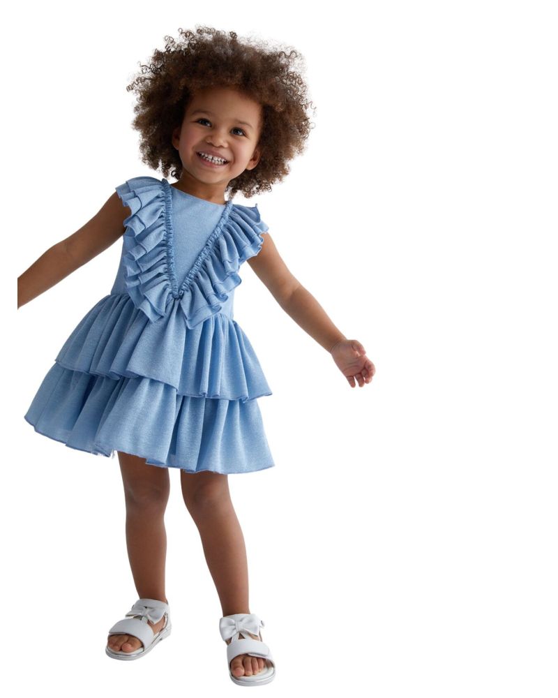 Abito Liu Jo Bambine e ragazze Celeste - Primavera/Estate