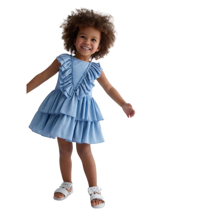 Abito Liu Jo Bambine e ragazze Celeste - Primavera/Estate