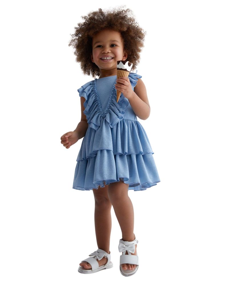 Abito Liu Jo Bambine e ragazze Celeste - Primavera/Estate