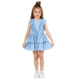 Abito Liu Jo Bambine e ragazze Celeste