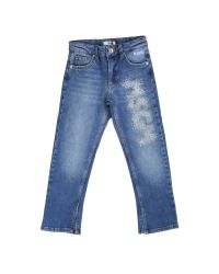 Jeans MSGM Bambina Blu