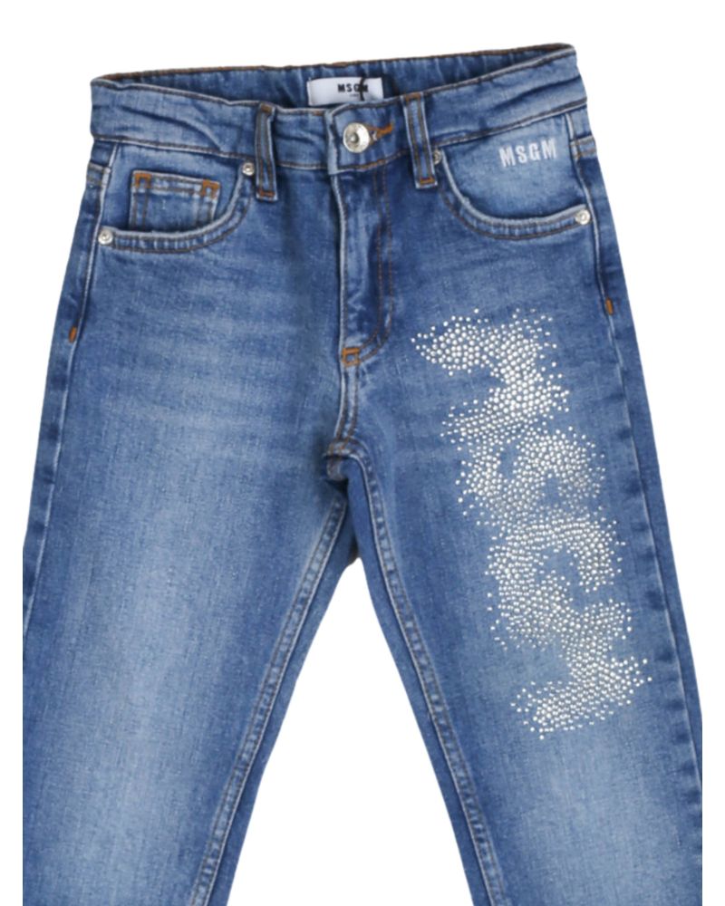 Jeans MSGM Bambine e ragazze Blu - Continuativa