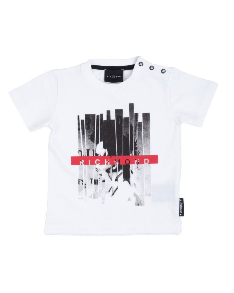 T-shirt John Richmond Neonato Bianco