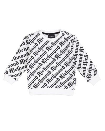 Felpa John Richmond Neonato Bianco