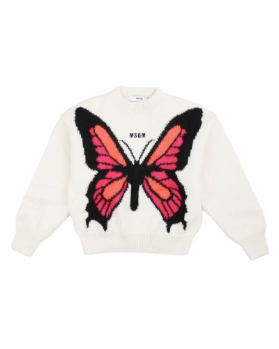 Maglione MSGM Bambina Bianco