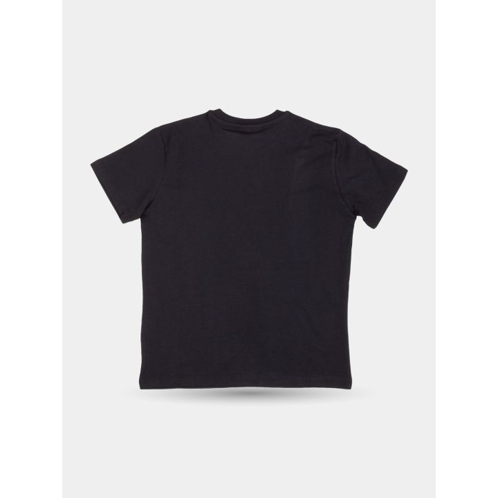 Retro della t-shirt Neil Barrett nera in tinta unita