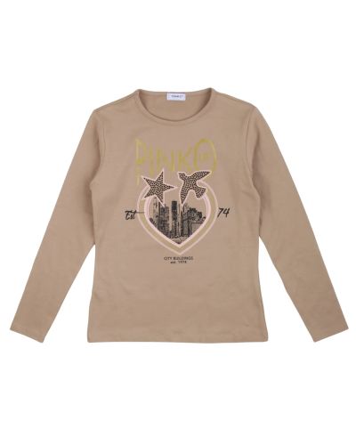 T-shirt Pinko Bambina Beige