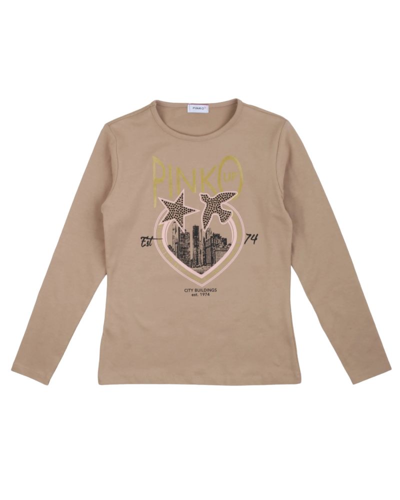 T-shirt Pinko Bambina Beige