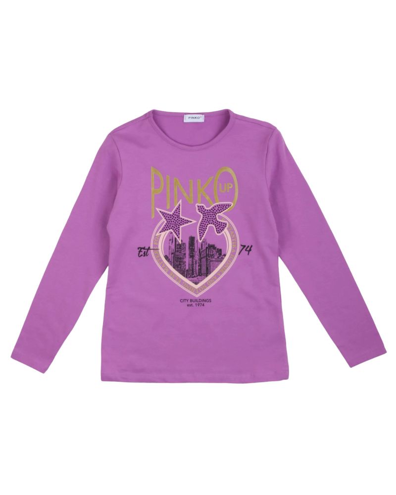 T-shirt Pinko Bambine e ragazze Viola - Primavera/Estate