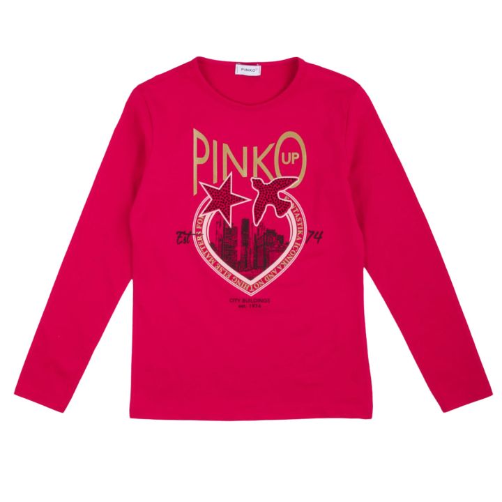 T-shirt Pinko Fucsia Bambine E Ragazze | Tamaiti