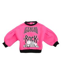 Felpa Iceberg Neonata Rosa