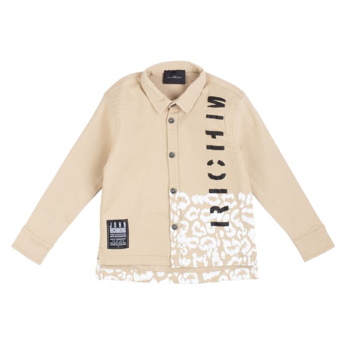Camicia John Richmond Neonato Marrone