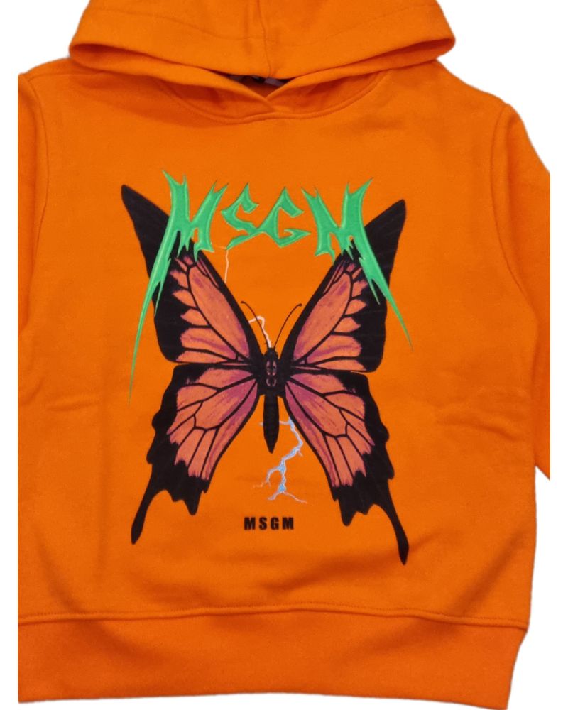 Felpa MSGM Bambine e ragazze Arancione - Autunno/Inverno