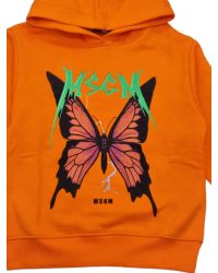 Felpa MSGM Bambine e ragazze Arancione - Autunno/Inverno