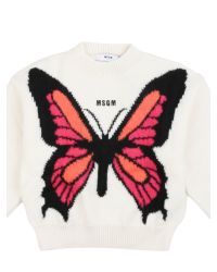 Maglione MSGM Bambine e ragazze Bianco - Autunno/Inverno