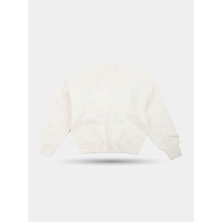 Retro del maglione bianco MSGM da ragazza