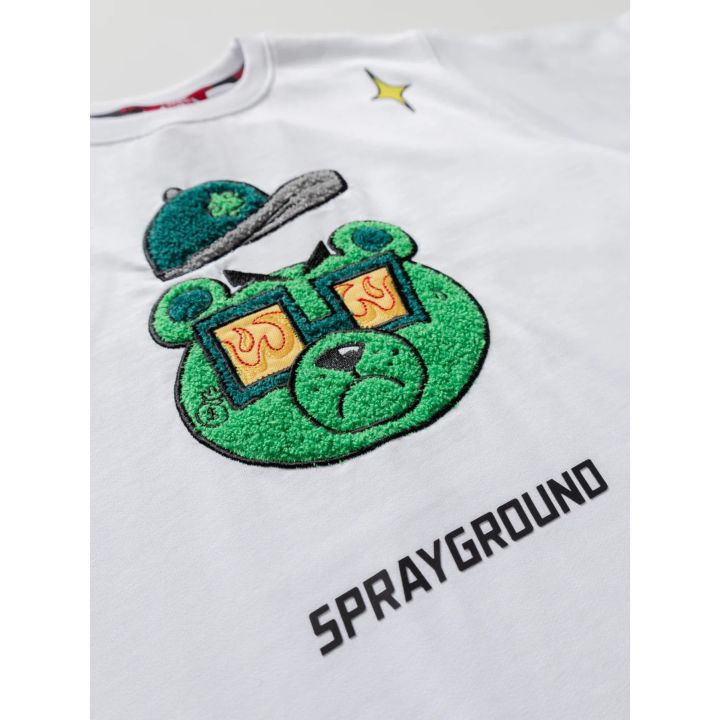 T-shirt Sprayground Bianco Bambini E Ragazzi | Tamaiti