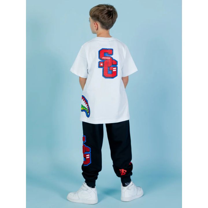 T-shirt Sprayground Bambini e ragazzi Bianco - Primavera/Estate