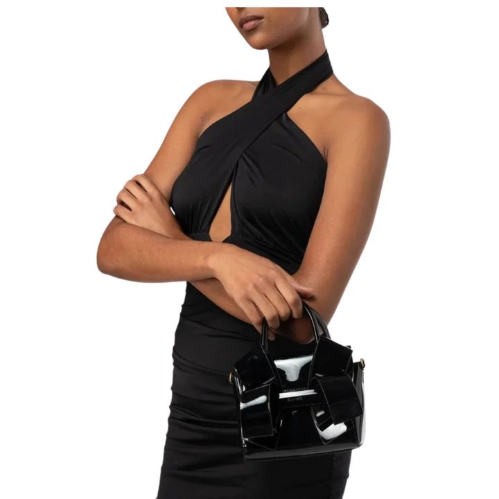 Borsa a tracolla Pinko Bambine e ragazze Nero - Continuativa