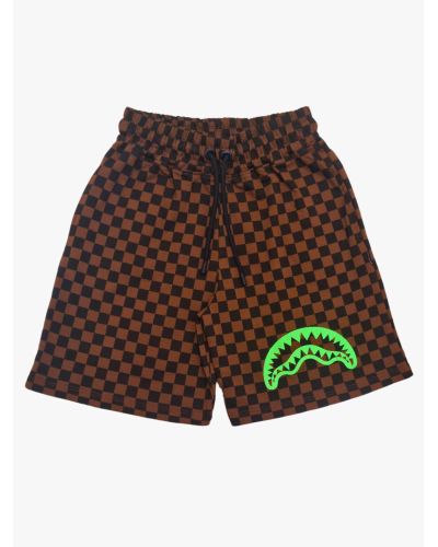 Short Sprayground Bambino Marrone