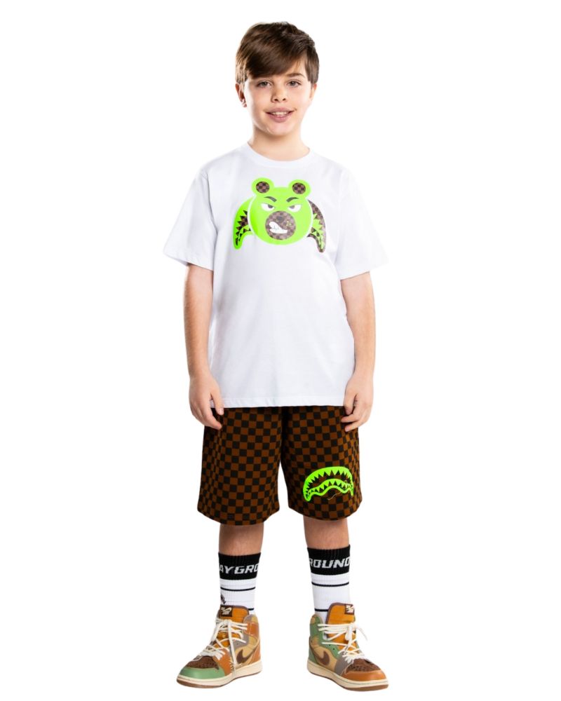 T-shirt Sprayground Bambino Bianco