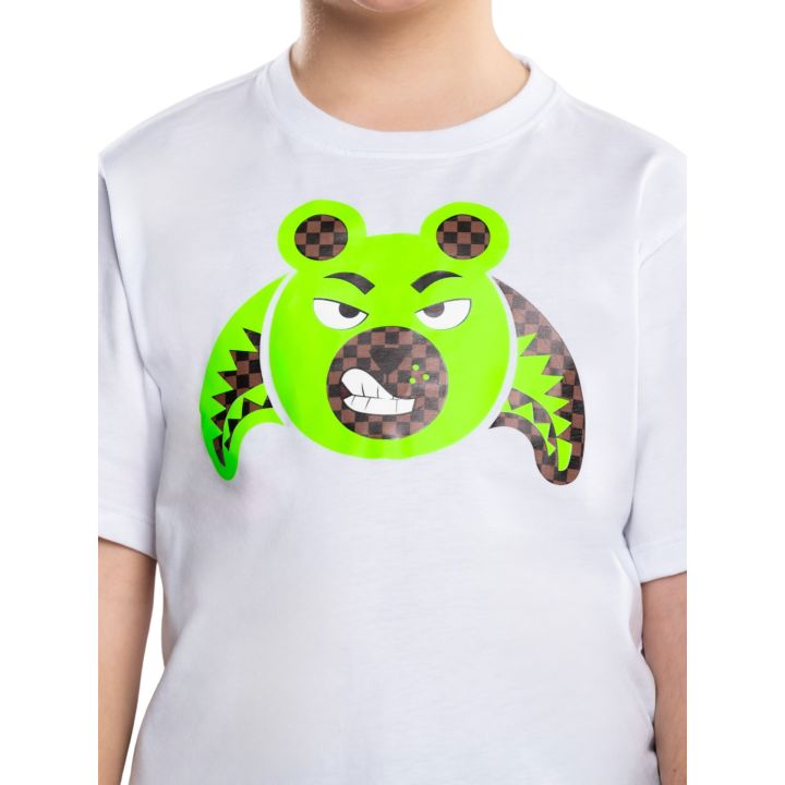 T-shirt Sprayground Bianco Bambini E Ragazzi | Tamaiti