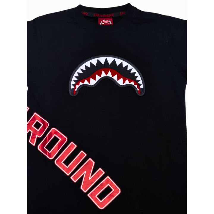 T-shirt Sprayground Nero Bambini E Ragazzi | Tamaiti