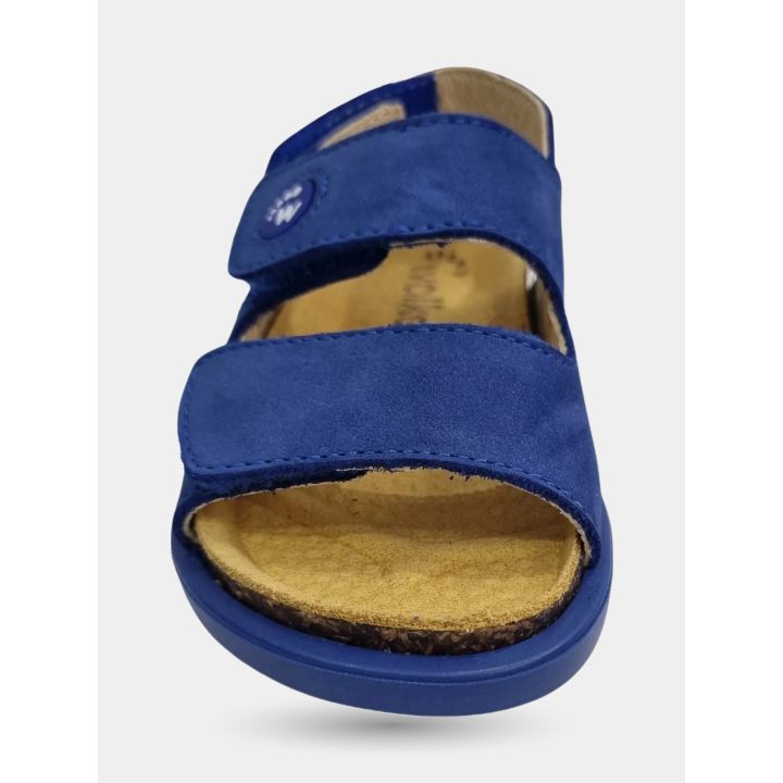 Fasce a strappo del sandalo Walkey blu con il logo W tondo
