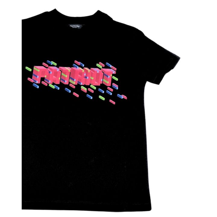 T-shirt Patriot Nero Bambini E Ragazzi | Tamaiti