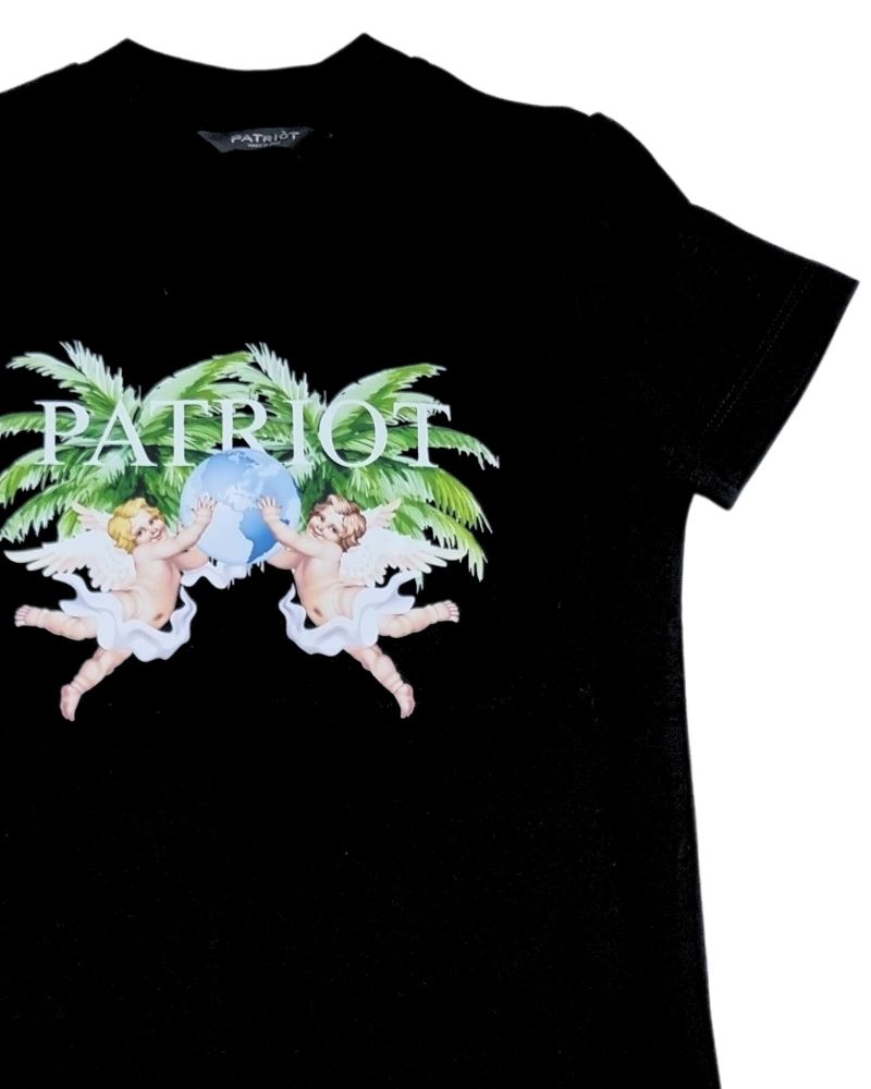 T-shirt Patriot Bambini e ragazzi Nero - Primavera/Estate