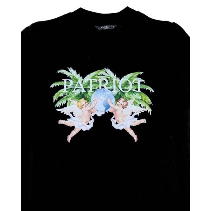 T-shirt Patriot Bambini e ragazzi Nero - Primavera/Estate
