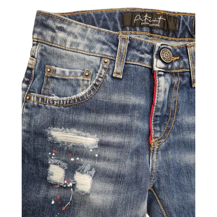 Jeans Patriot Blu Bambini E Ragazzi | Tamaiti