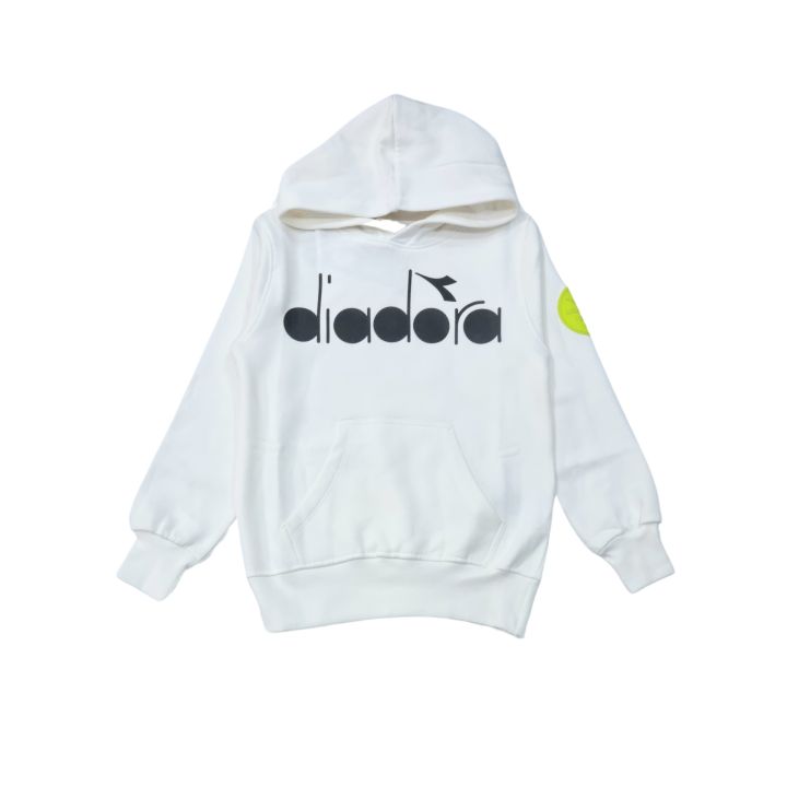 Felpa Diadora Bambini e ragazzi Latte