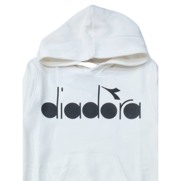 Felpa Diadora Bambini e ragazzi Latte - Autunno/Inverno