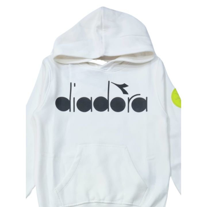 Felpa Diadora Latte Bambini E Ragazzi | Tamaiti