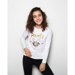 T-shirt Pinko Bambina Bianco