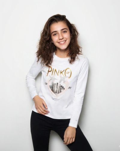 T-shirt Pinko Bambina Bianco