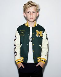 Giaccone American College Bambini e ragazzi Verde