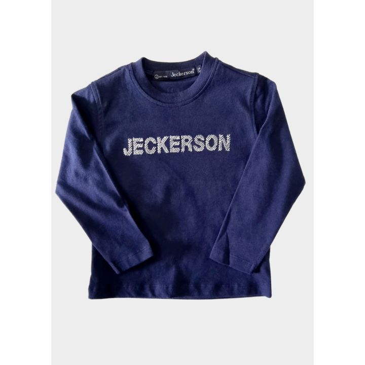 T-shirt Jeckerson Bambini e ragazzi Blu - Autunno/Inverno