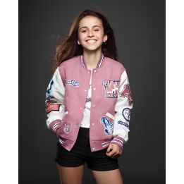 Giacca American College Bambine e ragazze Rosa