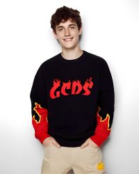 Maglione GCDS Bambini e ragazzi Nero