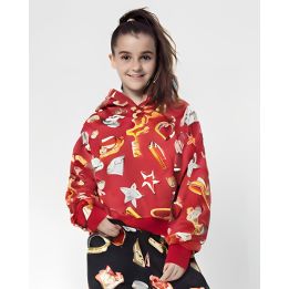 Felpa GCDS Bambine e ragazze Rosso